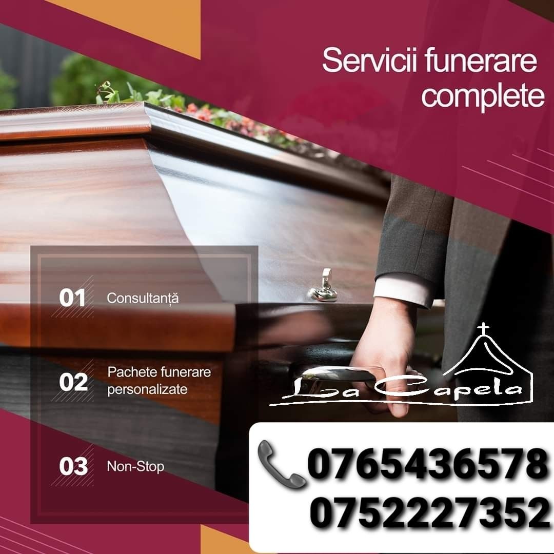 Servicii funerare complete La Capela Mediaș